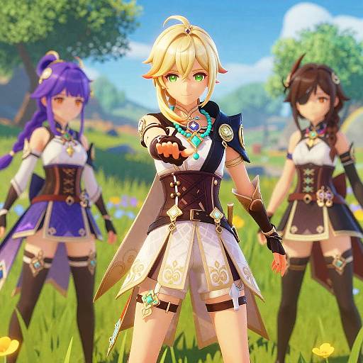 Aether Cowboy Shot in Wildflower Meadow