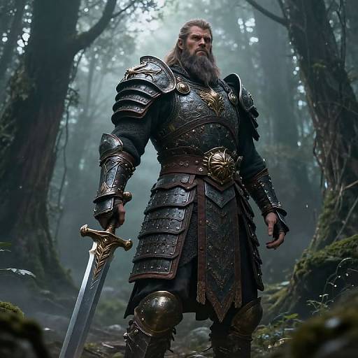Epic Fantasy Giant Warrior Portrait