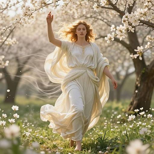 Radiant Zephyrus in Spring Garden