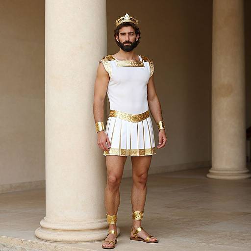 Greek God Male Costume Portrait
