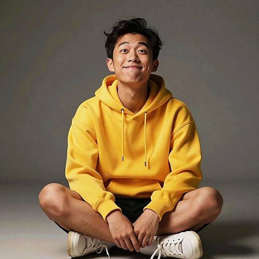 Playful Man Cartoon Portrait