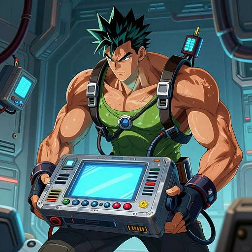 Muscular Cybernetic Futuristic Controller