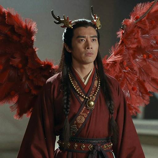 Determined Dragon Shaman Cinematic Portrait