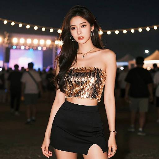 TokyoPop Woman at Music Festival