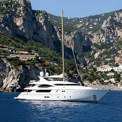 Luxurious Yacht on Amalfi Coast