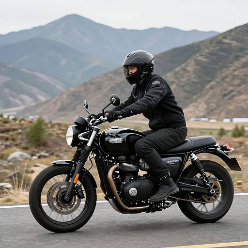 Triumph Street Twin Mountain Ride