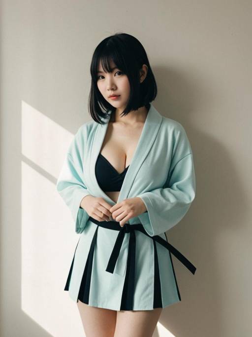 Woman in Midnight Cosplay Costume