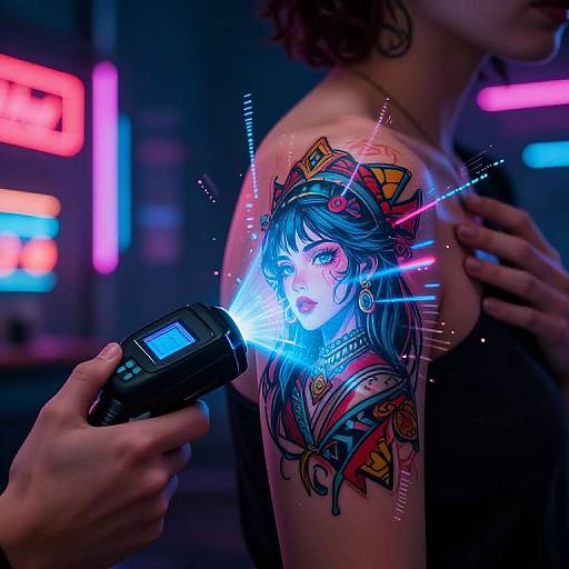 Cyberpunk Virtual Tattoo Generator