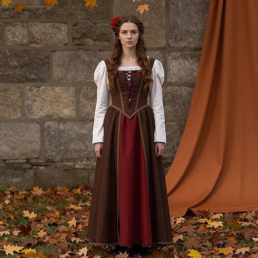 Photorealistic Briar Rose Costume Portrait