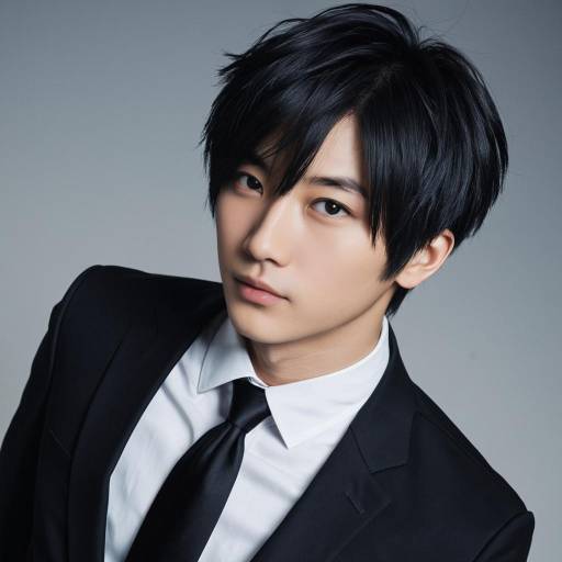 Young Asian Man in Formal Suit