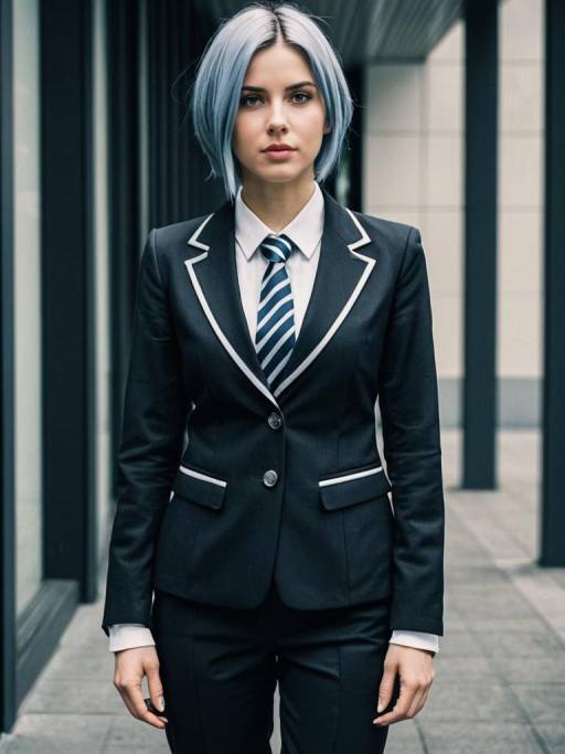 Woman in Formal Business Attire