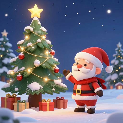 Festive Animated Christmas Wallpaper