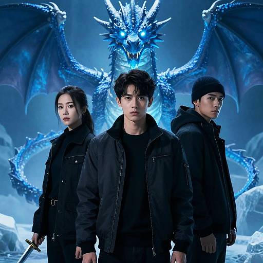 Epic Encounter with a Glowing Dragon