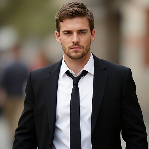 Realistic Male in Formal Movie Costume