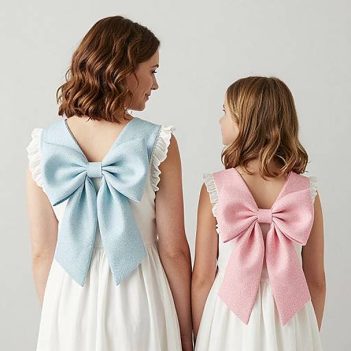 Mother and Daughter Bow Set