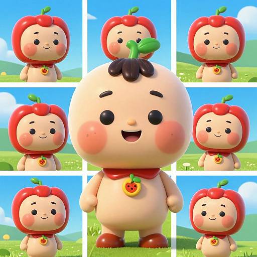 Peter Peppers Cute Mascot Cartoon