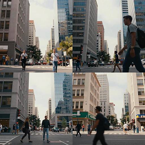 Streamline Moderne Urban Motion Collage