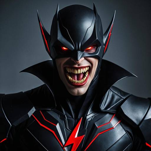 Menacing Black Flash Cosplay Costume Design