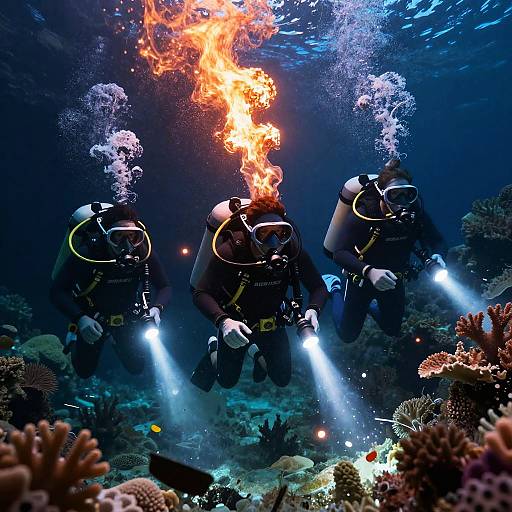 Cinematic Underwater Explorer Rampage