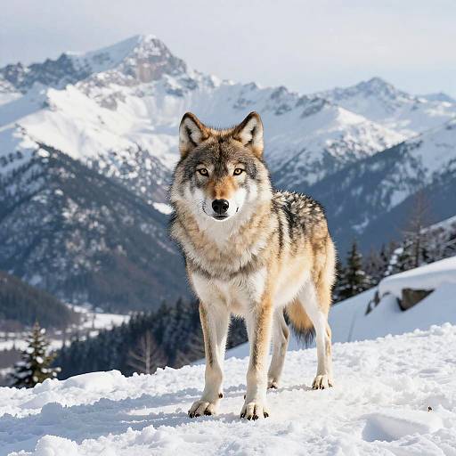 Hyper-Realistic Winter Wolf Pup Portrait