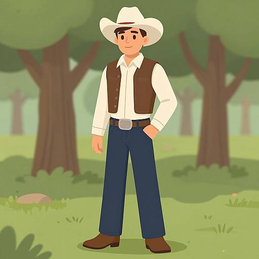 Cowboy McGraw Outfit Full Body