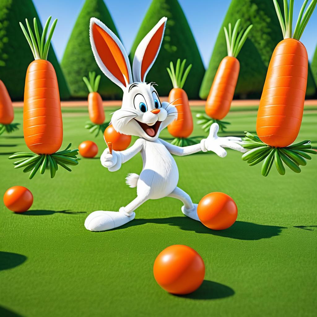 Bugs Bunny's Hilarious Carrot Juggling Act