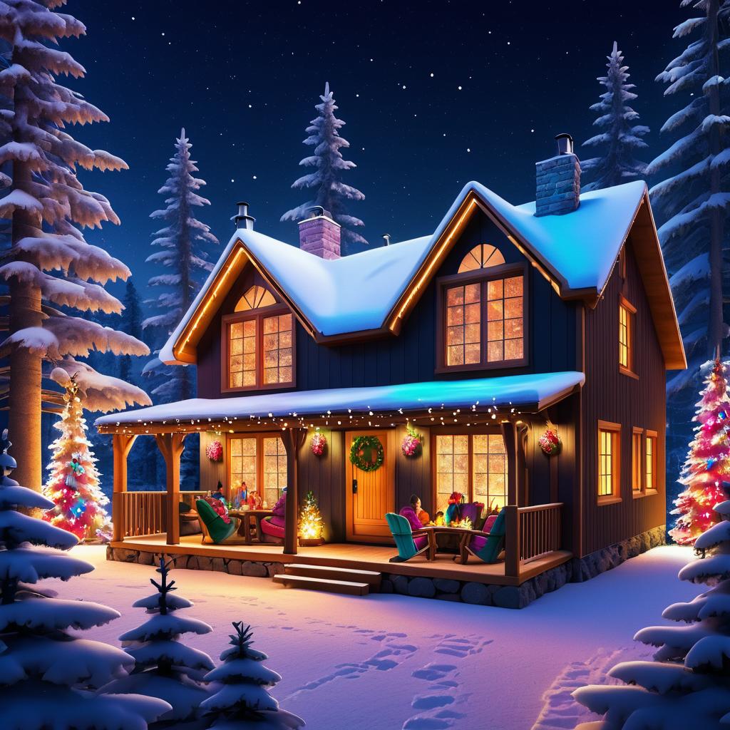 Cozy Christmas Cabin with Friends