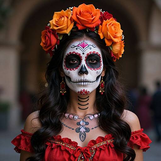 Vivid Day of the Dead Lady