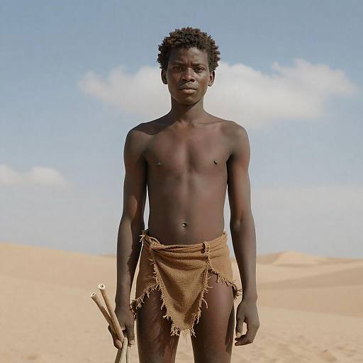 Desert Portrait of a Young Man