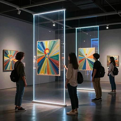 Collaborative Human-AI Interactive Art