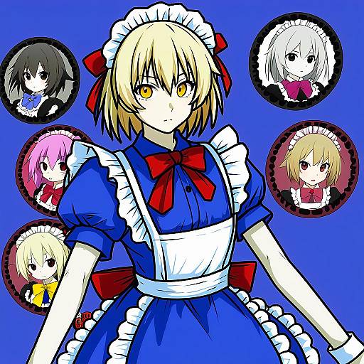 Illustration of Mugetsu (touhou), touhou in the style of Tateha (marvelous grace)