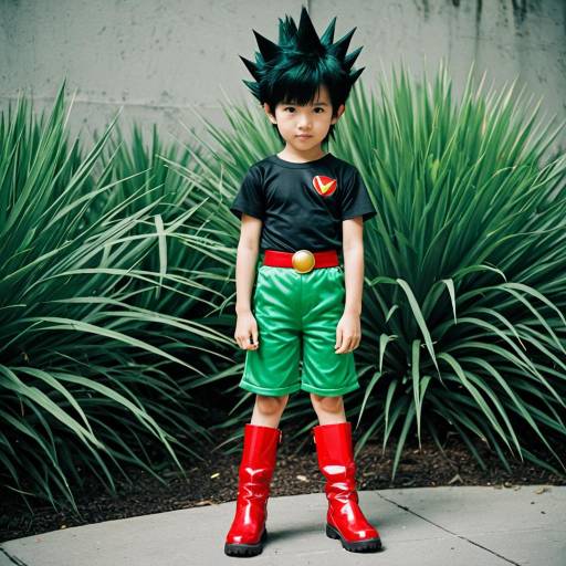 Child in Astro Boy Cosplay Costume