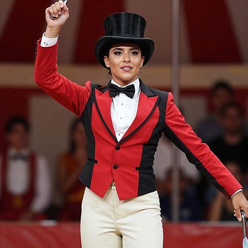Circus Ring Leader Photorealistic Portrait