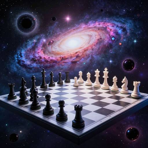 Cosmic Chessboard in Surreal Space
