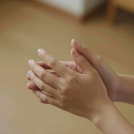 Hands Reaching Out in Support