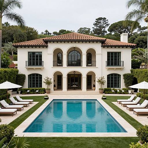 Elegant Mediterranean Mansion with Pool