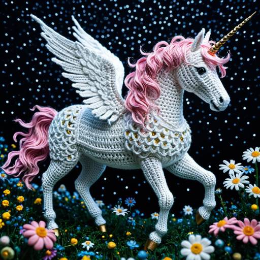 Elegant Unicorn in an Enchanted Night
