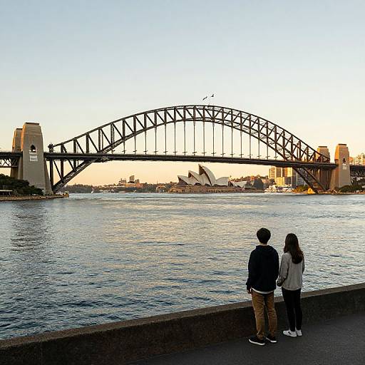 Golden Hour at Sydney Harbour Bridge