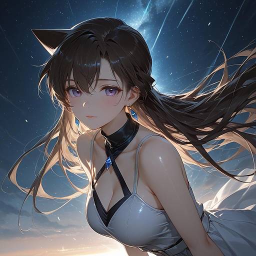 Illustration of Mouri ran, meitantei conan in the style of Pandea work