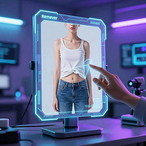 AI Photo Clothes Remover Hologram