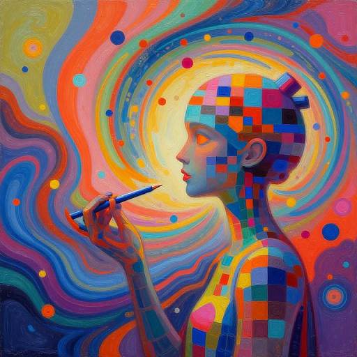 AI Crafting Surreal Digital Art