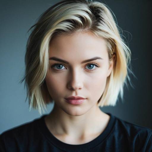 Realistic Undercut Fade Hairstyle Portrait
