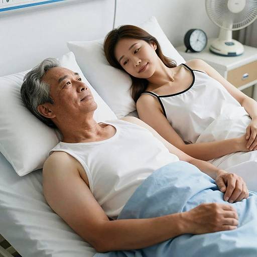 Tender Moments in a Hospital Room