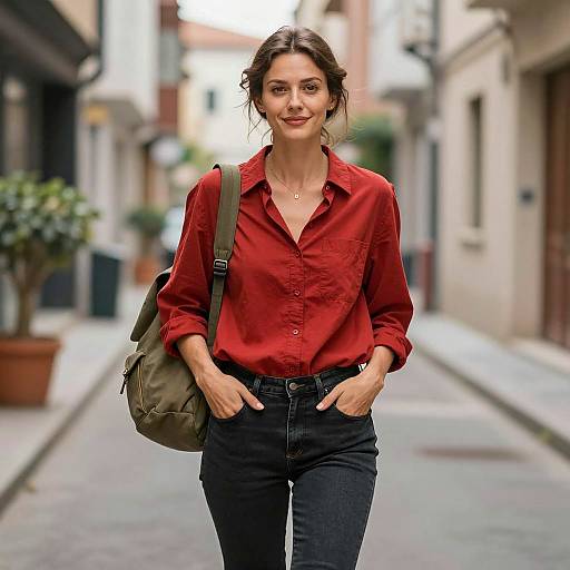 Stylish Casual Dress in Urban Setting