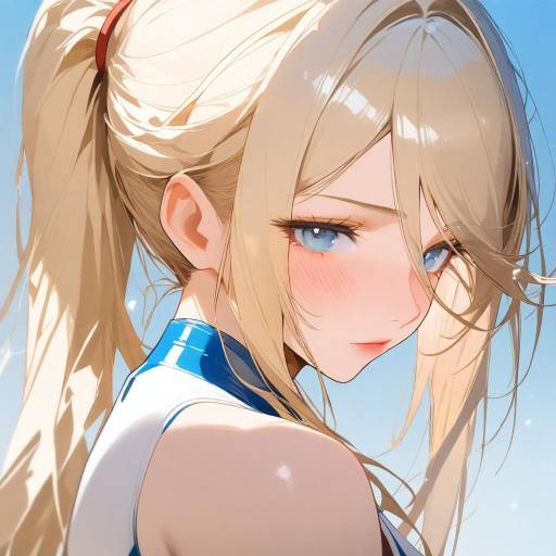 Samus Aran: Blushing Blonde Beauty
