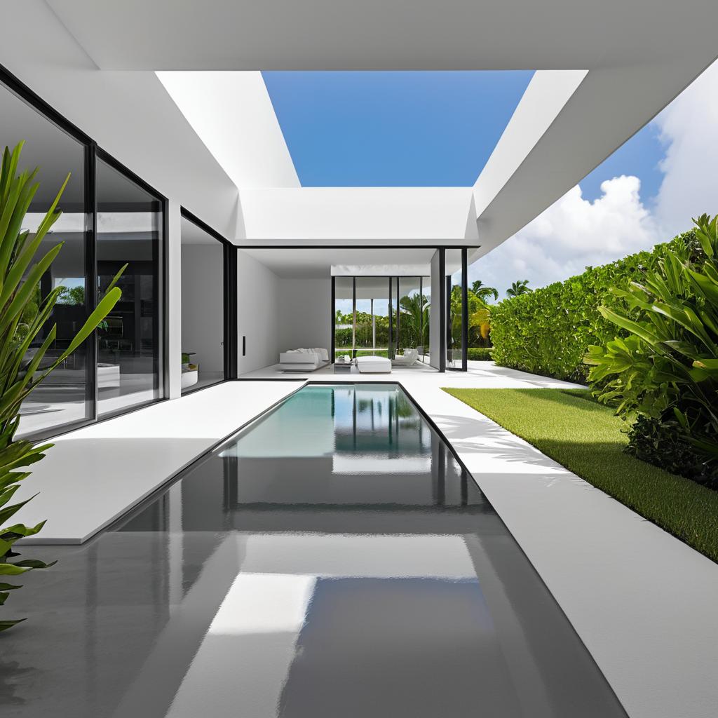 Doodle of Modern Miami Masterpiece House