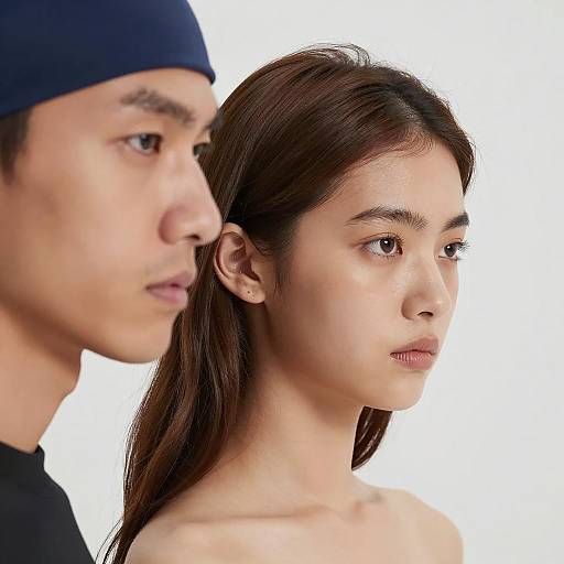 Intense Portrait of a Dual Presence