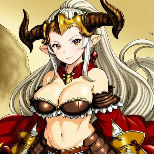 Illustration of Aliza (granblue fantasy), granblue fantasy in the style of Zenrakishi