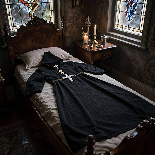 Photorealistic Exorcist Costume Scene