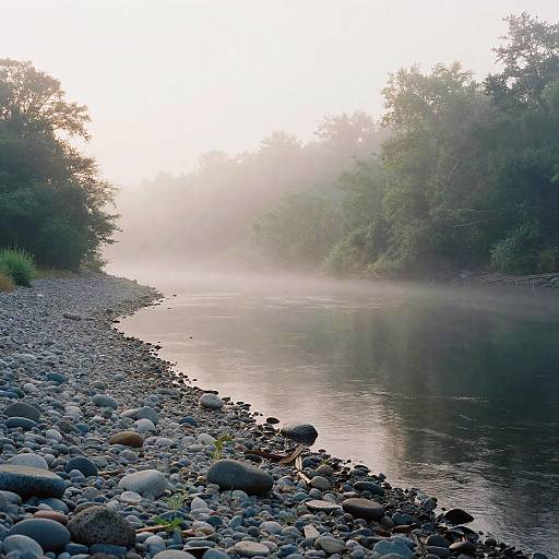 Ethereal Secluded Cove at Dawn